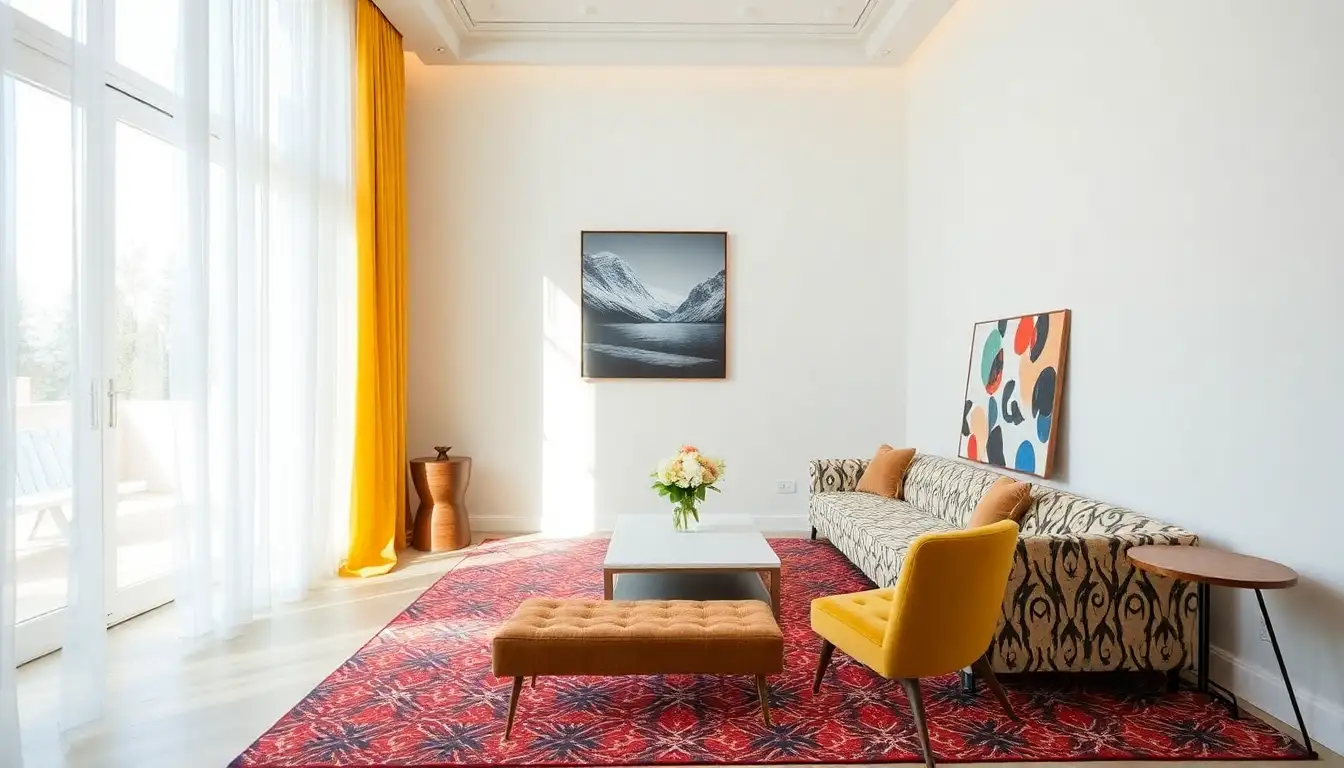 2. Bold Patterned Textiles