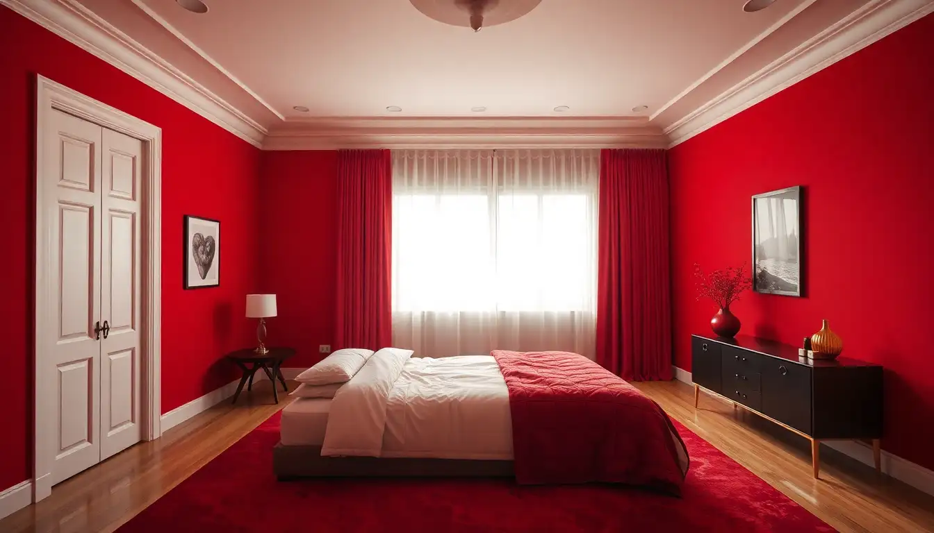 2. Designing with Red: The Ultimate Red Bedroom Aesthetic