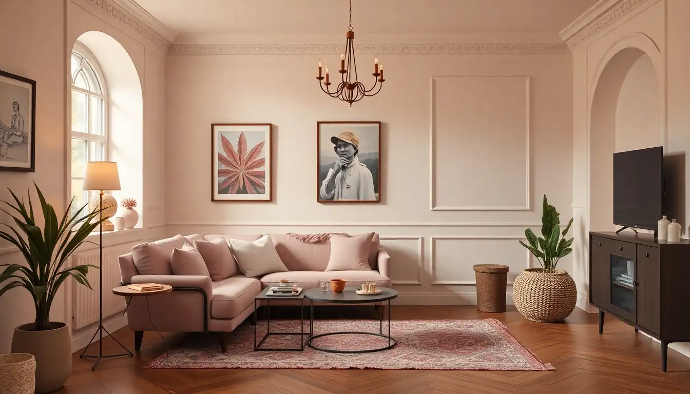 9 Pink Preppy Room Ideas to Refresh Your Space 5 3. Creating a Cozy Corner with Pink Accents