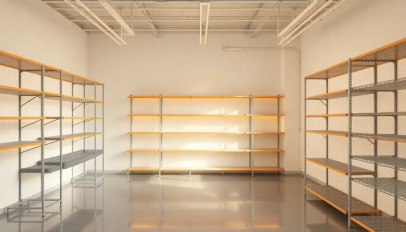 9. Skater-Style Racks and Shelving