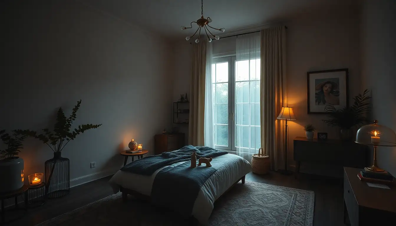 A professional Commercial style photograph showcasing understanding the dark bedroom aesthetic designed for a aesthetic dark bedroom setting.