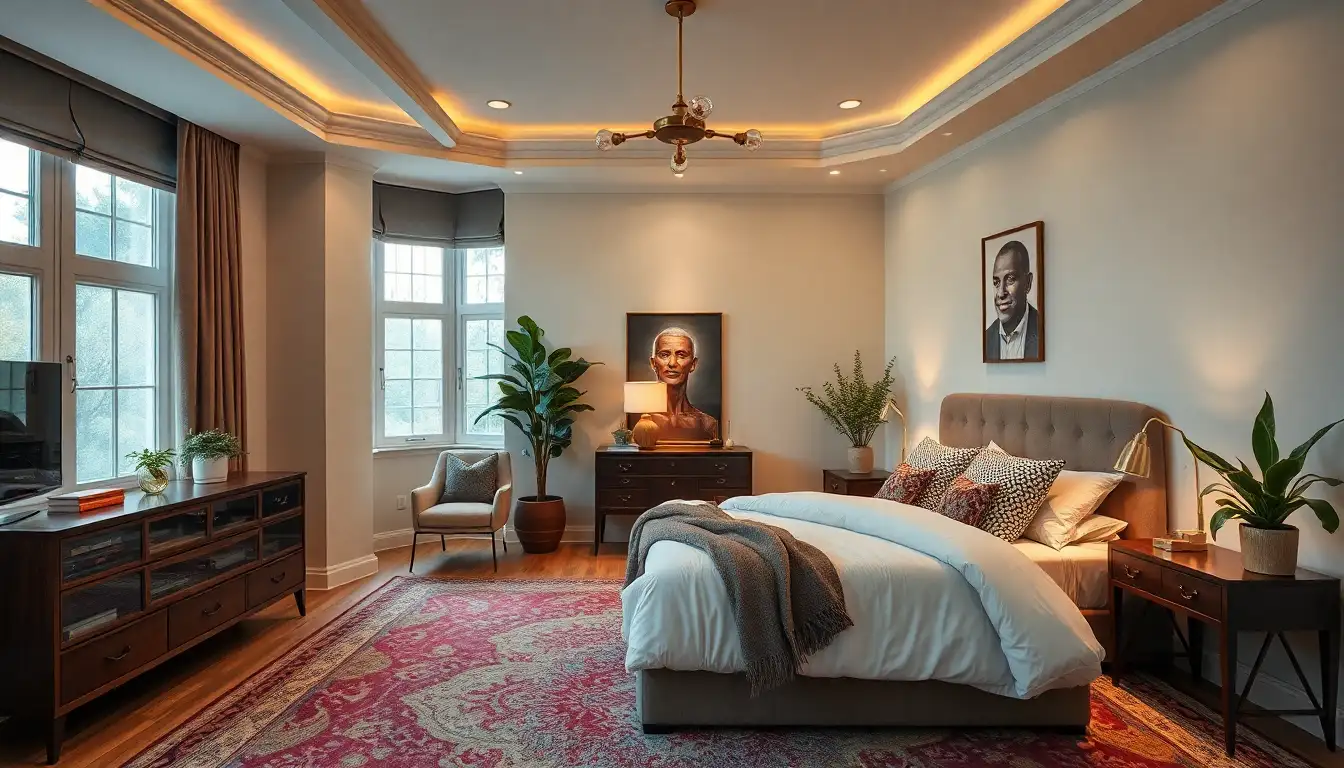 Design Principles of an Eclectic Maximalist Bedroom