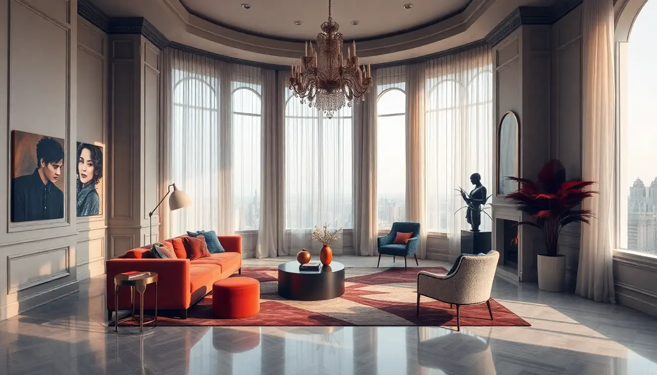 13 Pinterest Aesthetic Room Ideas to Transform Your Space 10 Glamorous room with bold decor