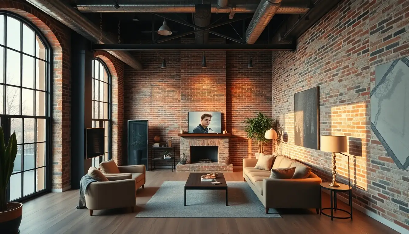 13 Pinterest Aesthetic Room Ideas to Transform Your Space 5 Industrial chic living room with raw materials