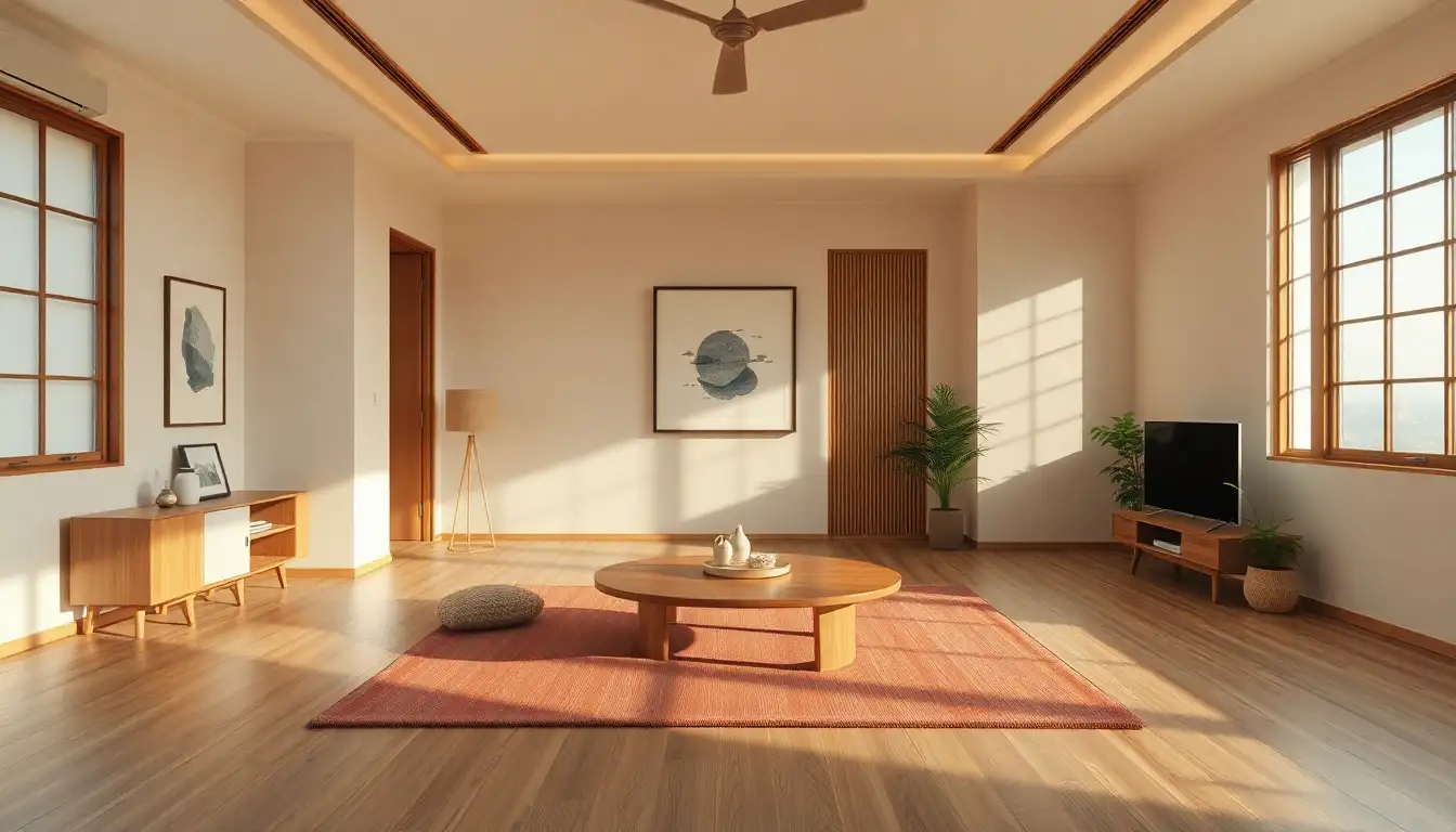 13 Pinterest Aesthetic Room Ideas to Transform Your Space 6 Japandi-styled room with minimal decor