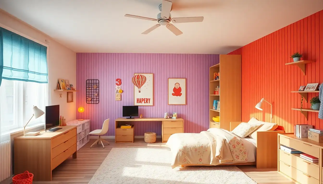 Kidcore Bedrooms - 11 Ideas to Spark Creative Joy 12 Kidcore Bedrooms: A Burst of Color and Creativity