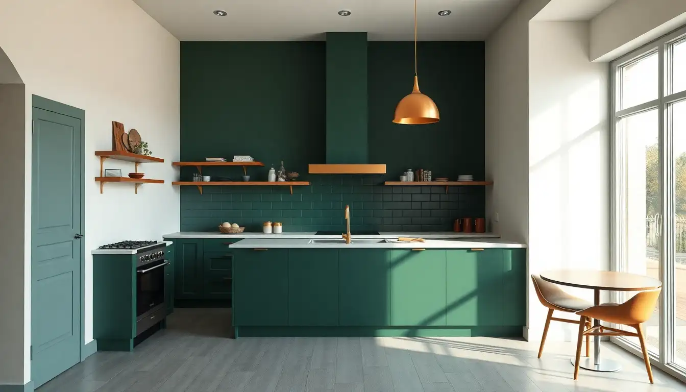 dark green room aesthetic