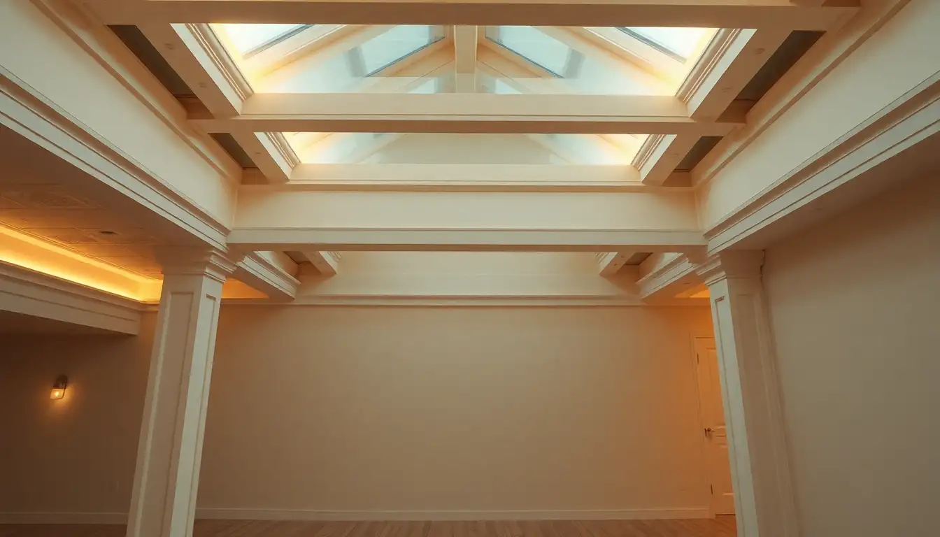 11 Chill Aesthetic Room with LED Lights Vibes for Ultimate Relaxation 3 LED lights highlighting architectural features in a room