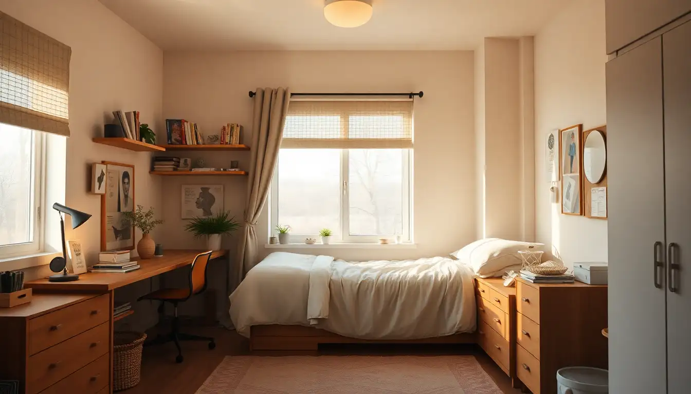 11 Dreamy Dorm Room Aesthetic Looks That TikTok is Obsessed With 12 Stylish dorm room with personal touches