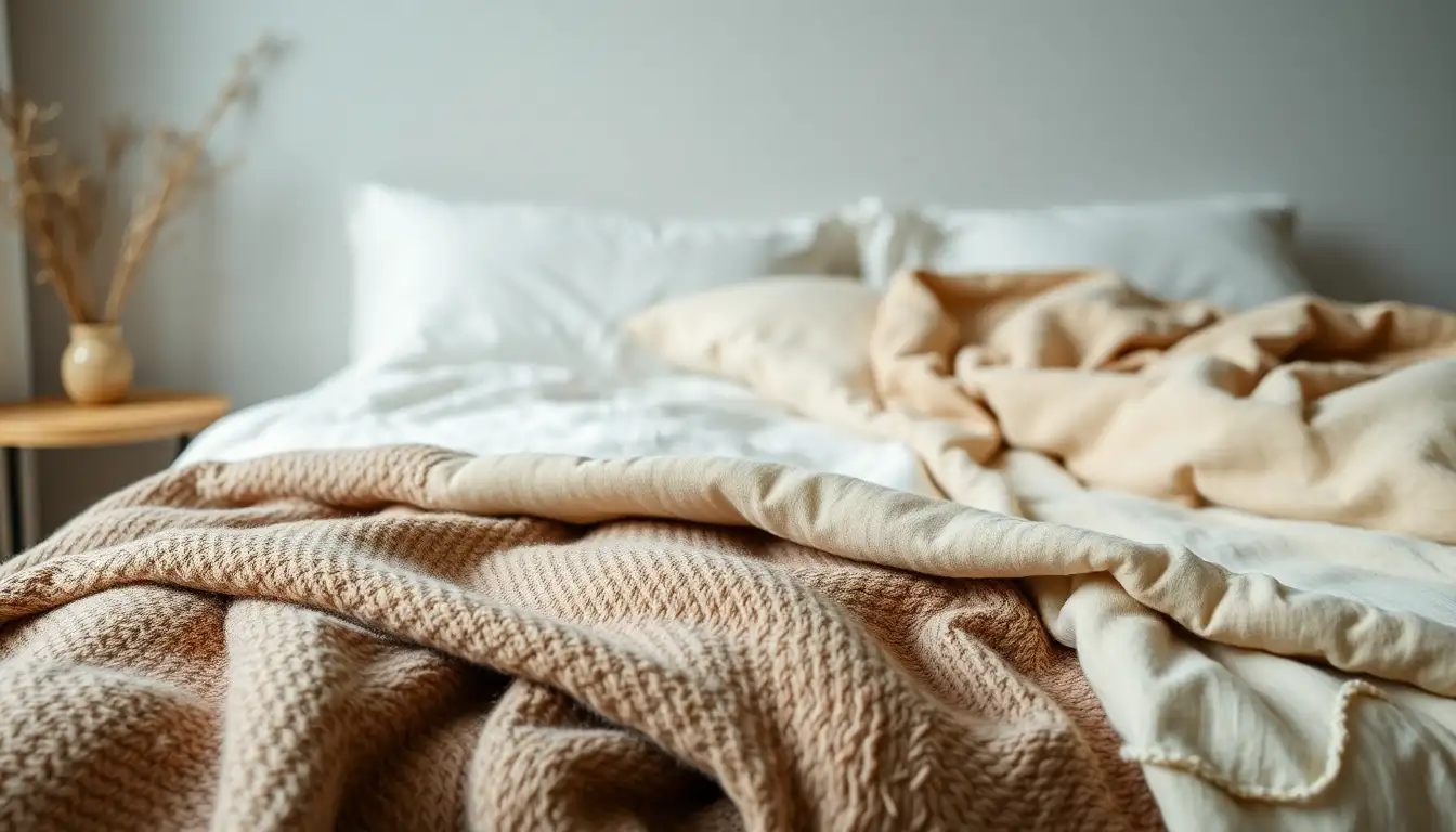 11 Timeless 80s Bedroom Aesthetic Style Ideas You'll Love Today 5 Textured throws on a retro 80s bed