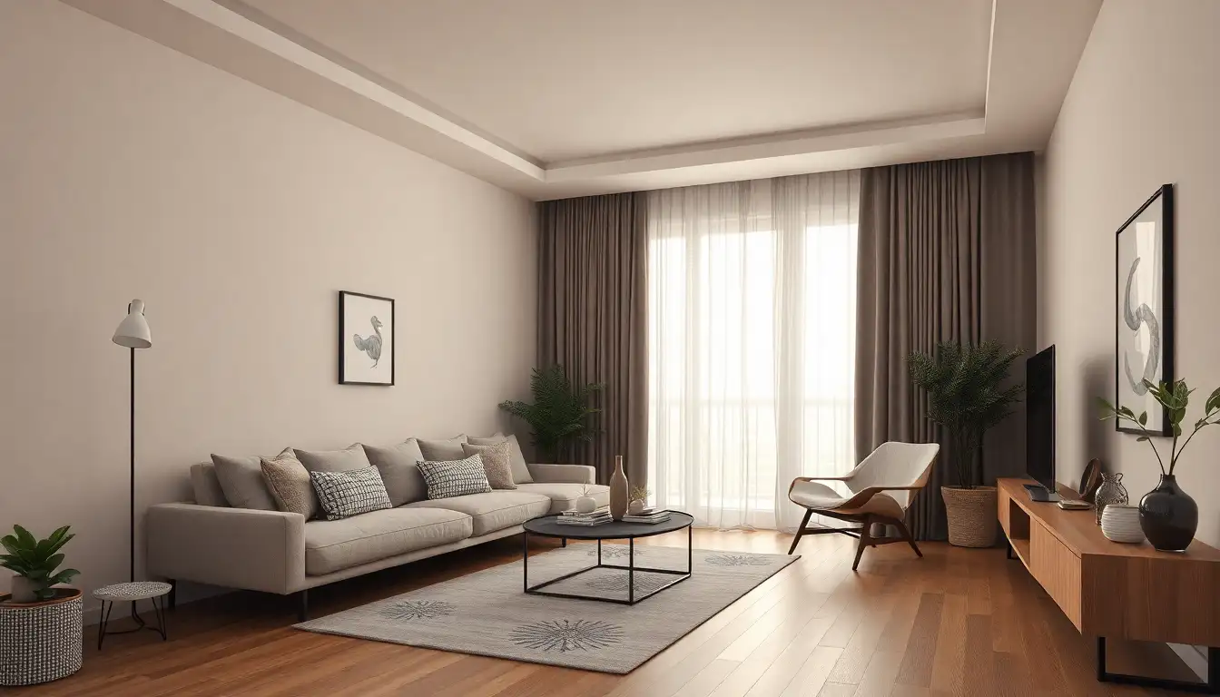 Minimalist decor with thoughtful elements